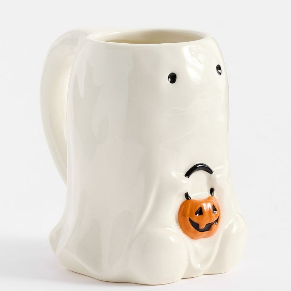 Pottery Barn Mug Gus the Ghost Halloween